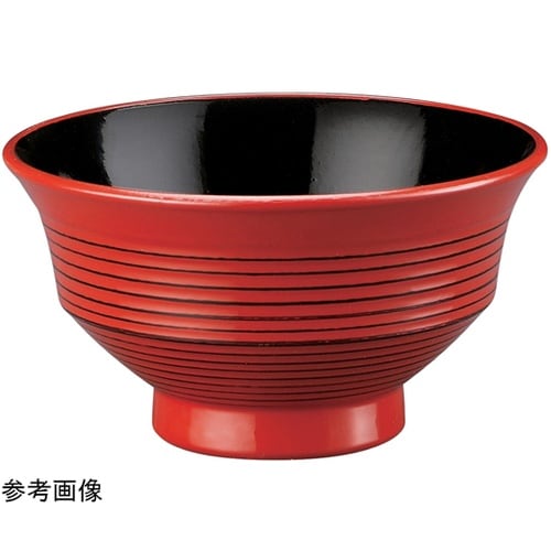 TA羽反筋天竜寺丼 朱研ぎ出し 3302