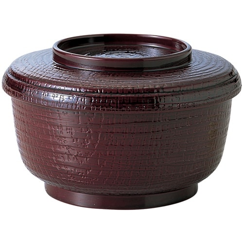 ケヤキ割子(ミニ)新溜内朱(蓋親) 30