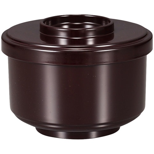 TAミニ柾無地割子 艶消し新溜内朱 31