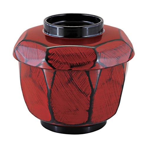 TA荒彫亀甲飯器 根来内黒 331023