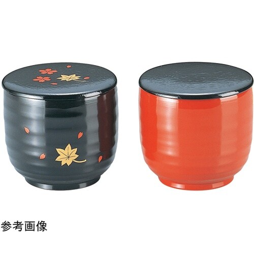 荒筋飯器(蓋親)総朱蓋外黒 398607