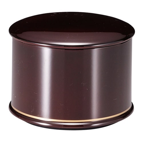 TA縁高飯器(蓋親)溜金ライン(内黒)