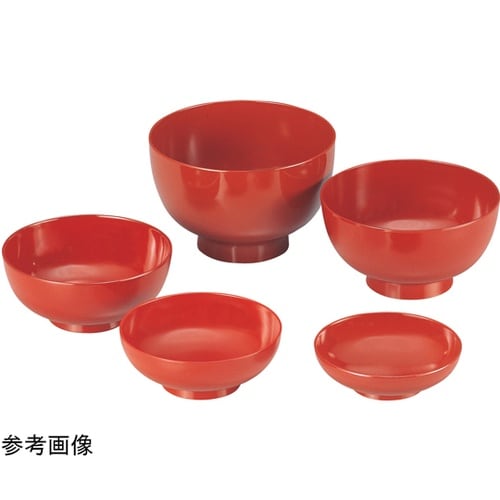 3.4寸 入子椀 朱2度塗 350512