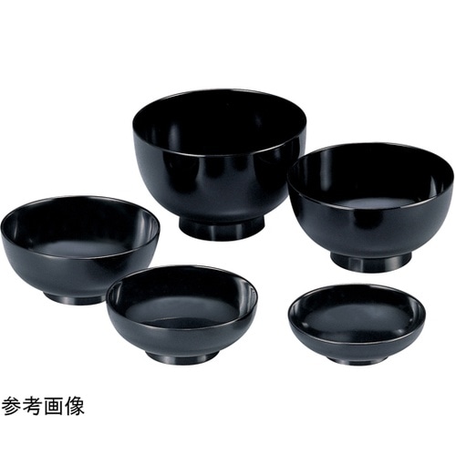 4.0寸 入子椀 黒2度塗 350513