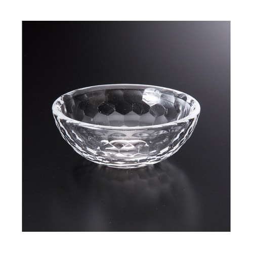 AC φ70鉢 亀甲カット 透明(全面塗