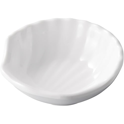 メラミン 8.8 姫シェル小鉢 白グロス