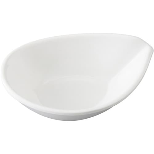 メラミン 99 バロック小皿 白グロス