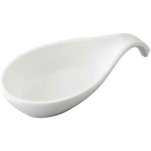 メラミン 100 平レンゲ小鉢 白グロス