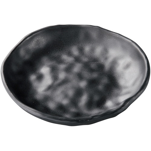 メラミン 17.0 ひねり内ゆず目丸浅皿