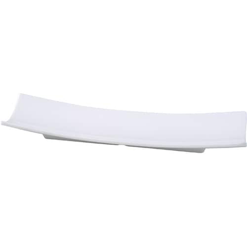 31cm 焼き物反り皿(小)白グロス 8