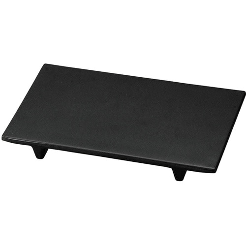 メラミン 206長角付台 黒マット 75