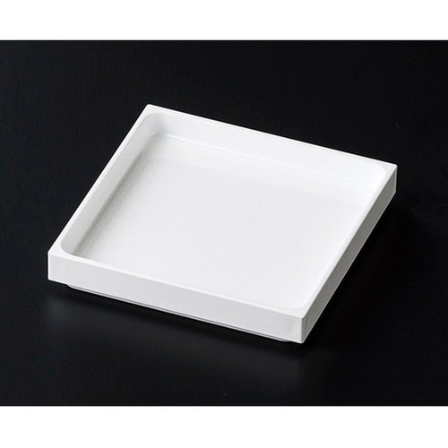 A 116角マルチプレート 白パール汚染