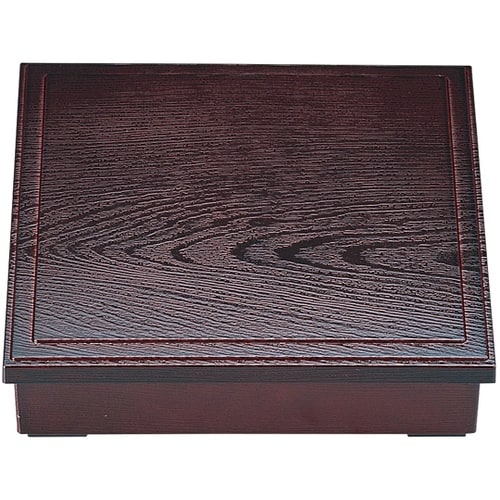 8.5寸 木目松花堂溜内黒塗(蓋親) 2