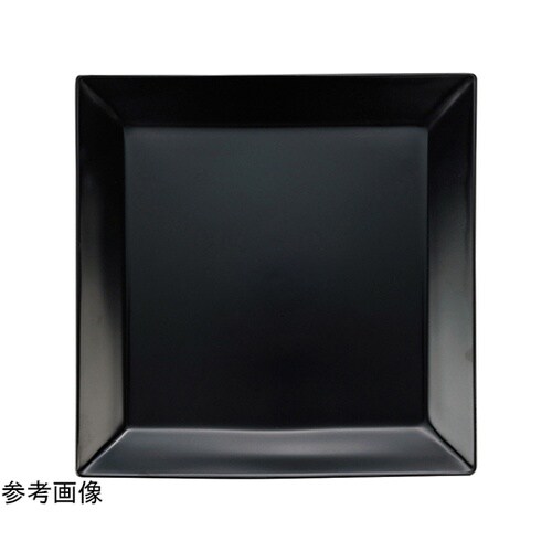 26cm 角スクウェプレート 総黒艶消