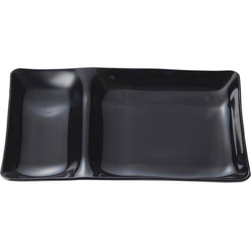 25cm 長角ABS2点プレート 黒艶消