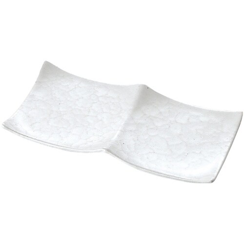 ABS2連プレート ホワイトアクア裏黒汚