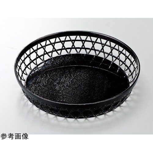 ABS8寸 竹丸カゴ総黒内クリヤータタキ