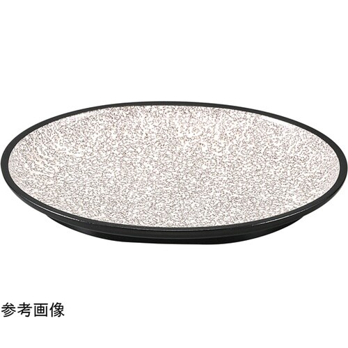 尺1 小判深盛皿 志野 天黒 51352