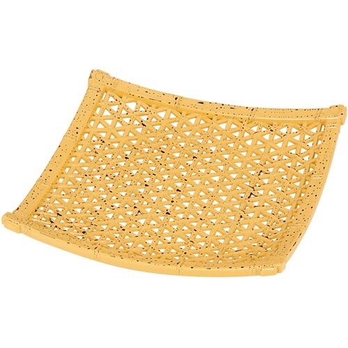 5.5寸 やすらぎ角皿 ゴマ竹 5127