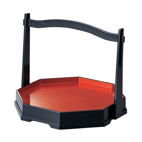 八角手提 黒内朱 51013610