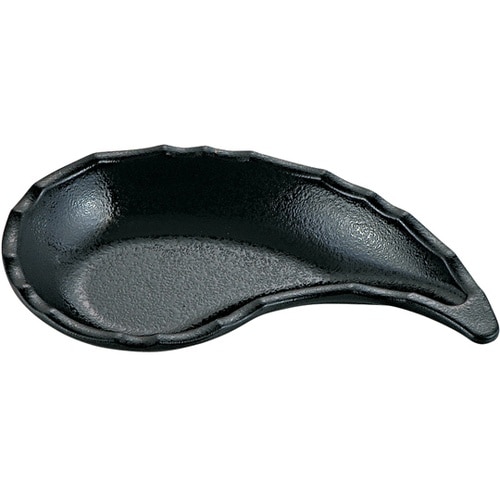 ABSともえ鉢 黒乾漆タタキ 51017