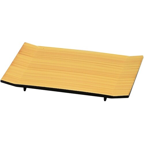 ウイング寿司付台 白木刷毛目クリアー 5