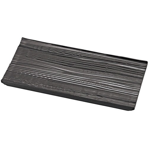 流木盛皿(小)いぶし銀塗 270*124