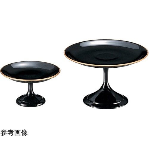 4寸 高月盛皿 黒天金 51023060