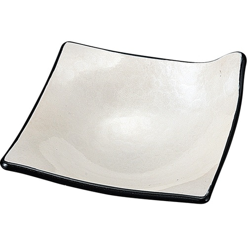 11cm 角千鳥深皿 ホワイトアクア 5