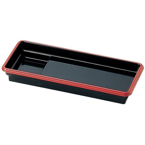 のり皿(タレ付)内黒天朱 8202382