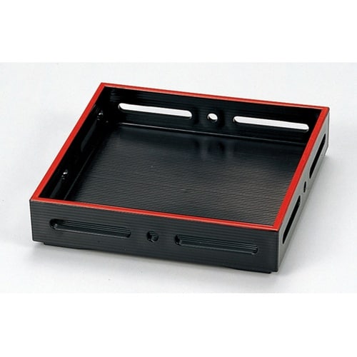 5寸 嵐山松花堂すかし蓋 黒天朱 210