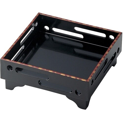 55角すかし盛器 黒天網代 537001