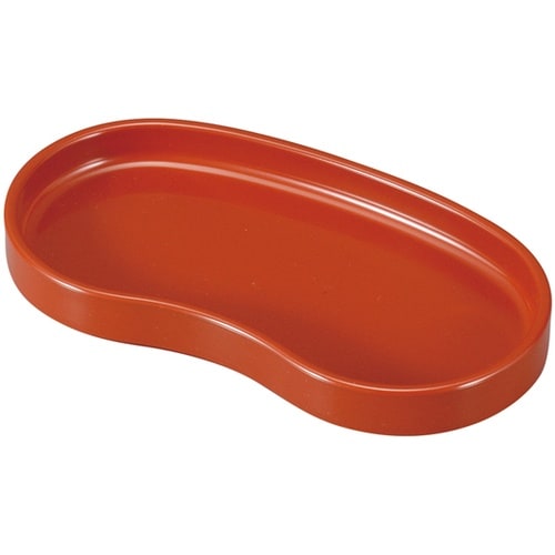 5.5寸 双輪盛皿(蓋)柿朱 55000