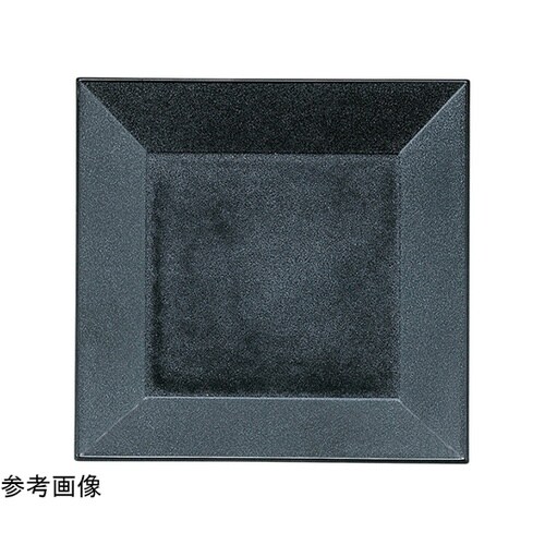7.5寸 角四方前菜盆 グレー乾漆 16