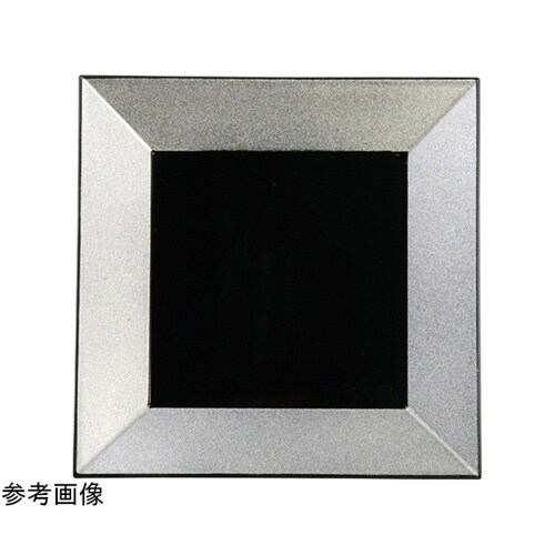 7.5寸 角四方前菜盆 銀彩内黒 150