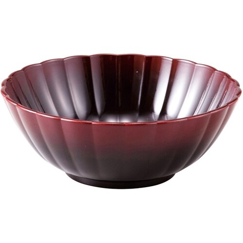 φ113 フラワー小鉢 朱ぼかし 833