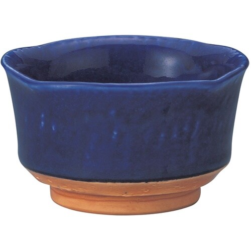 四方押丸小鉢 瑠璃 51400460