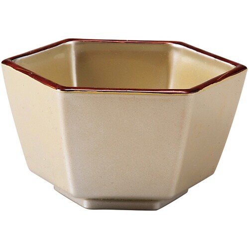 六角小鉢 黄金銀彩天べっ甲 514006