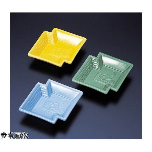 陶)色紙小皿 青磁 80500230