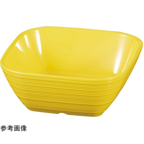 100角荒筋角丸鉢 黄 21007340
