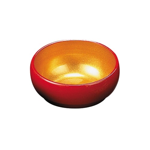 A2.3寸 丸小鉢 朱内金粉蒔き 550