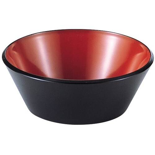 3.2寸 丸小鉢 内朱天黒 550027