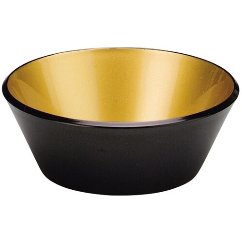 3.2寸 丸小鉢 金雅天黒 550027