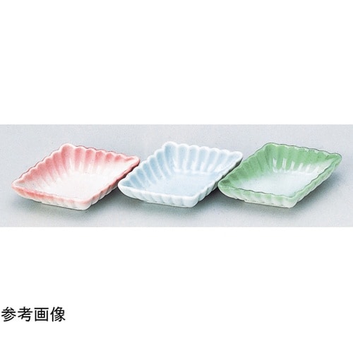 陶器菱菊鉢 ライトピンクボカシ 2292