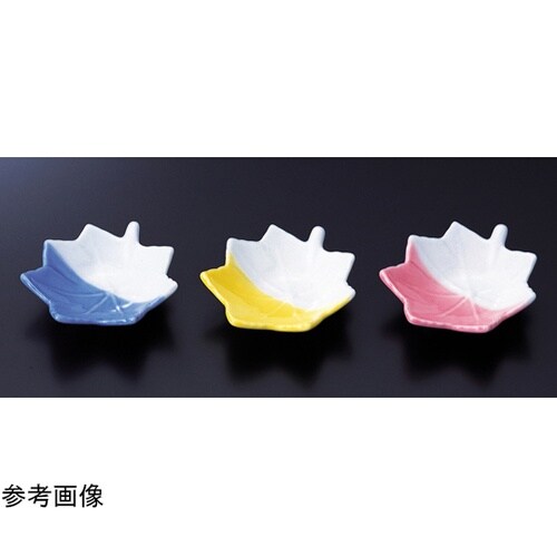 陶)紅葉小皿 ピンクツートン 80500