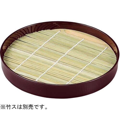 7寸 切立丸木目そば皿 新溜 40431