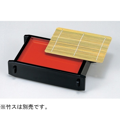 長角セイロ 黒内朱(本体) 452101