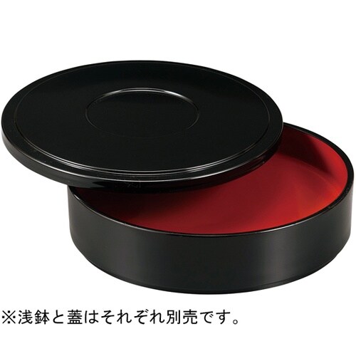 7寸 冷麺鉢 黒(蓋) 40431285