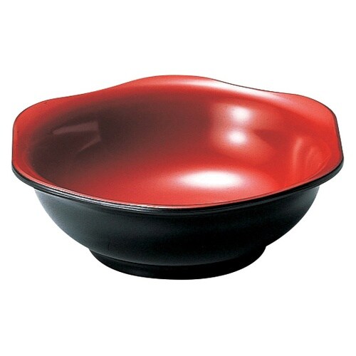 六角鉢 黒内朱 22210330