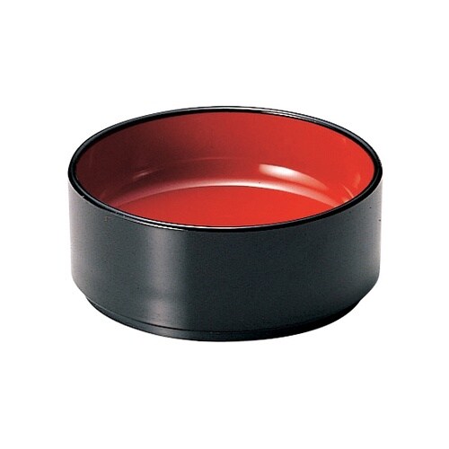 2.5寸 薬味鉢 黒内朱塗 450223
